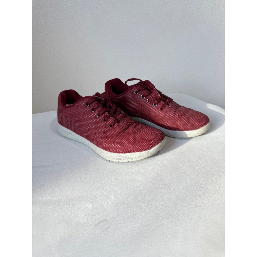 NOBULL‎ Burgundy Mesh Trainers Sneakers Womens Size 8 EUC
